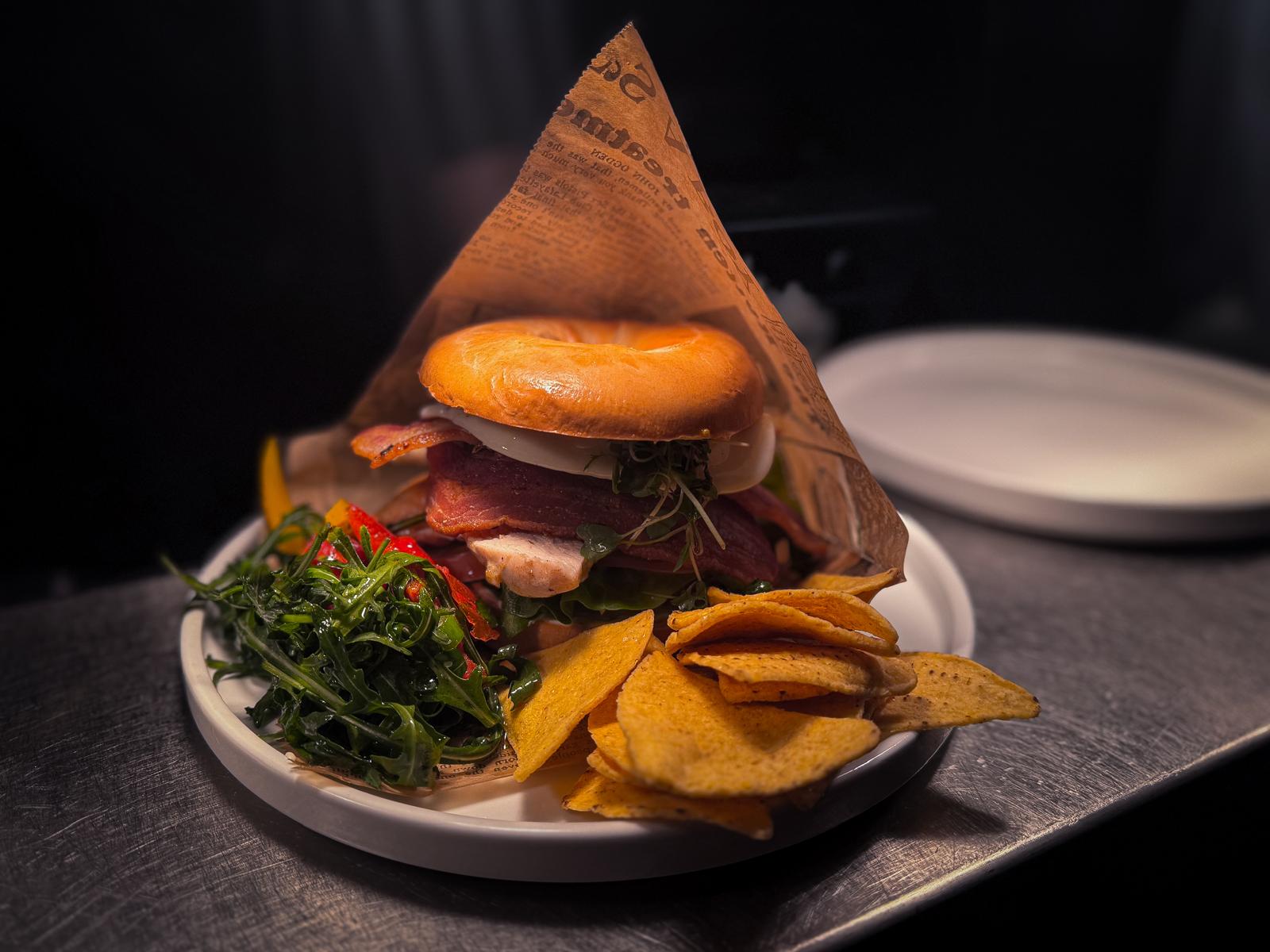 Freshly prepared dish served with sides